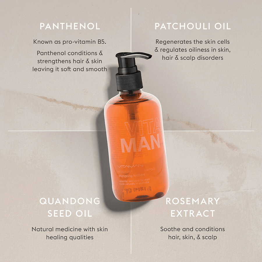 VITAMAN Moisturising Shampoo 250ml - Exquisite Laser Clinic